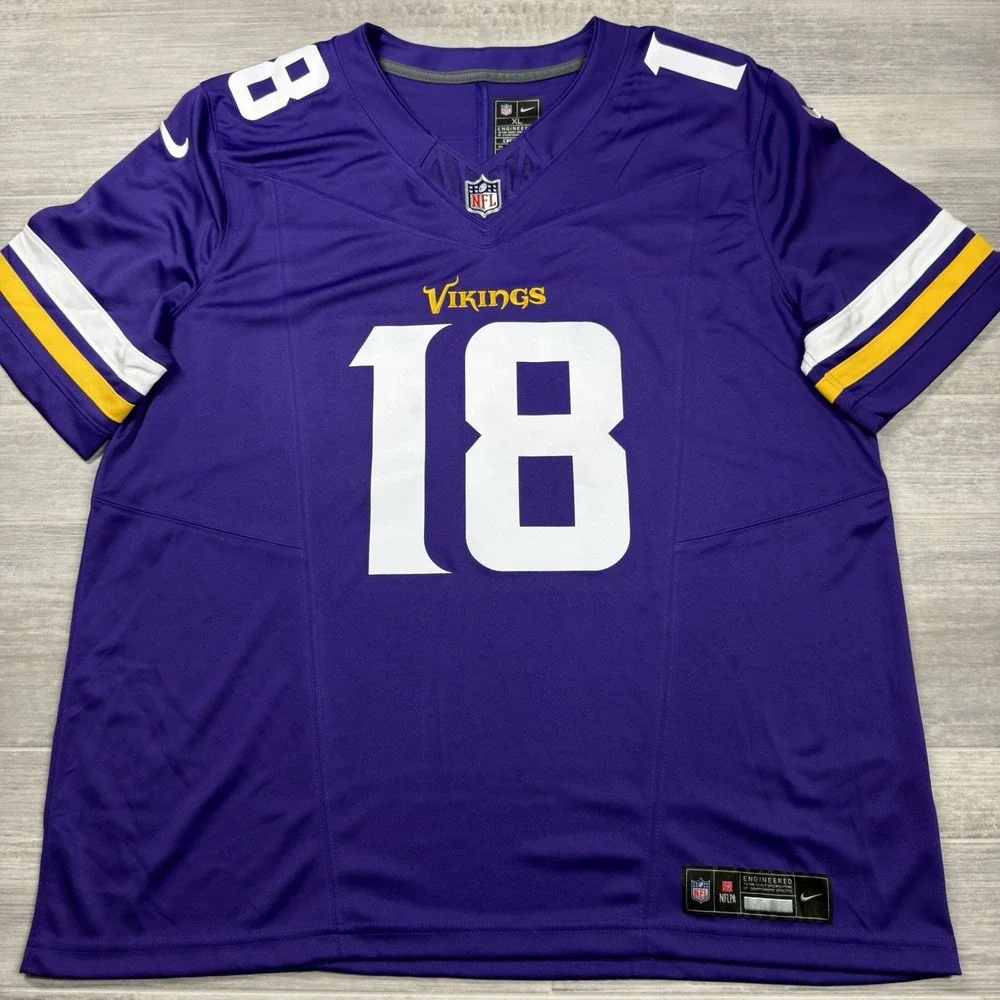 Justin Jefferson Minnesota Vikings Nike Vapor F.U.S.E. Limited Jersey Men XL New